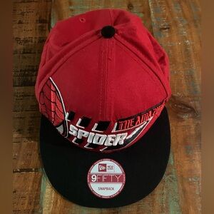 MARVEL SPIDERMEN SNAPBACK HAT FLAT BILL ADULT SIZE ADJUSTABLE